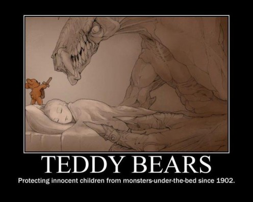 /dateien/96954,1357289921,Teddy-Bears-Protecting-Innocent-Children-From-Monsters-Under-The-Bed-Since-1902-496x396