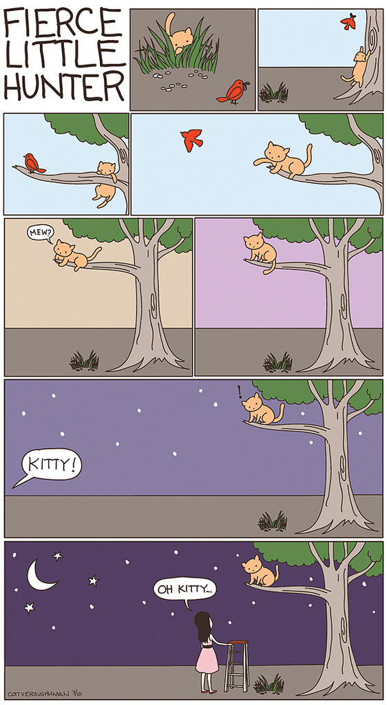 Funny: Cat vs Human comics. cat versus human 09 Funny: Cat vs Huma…