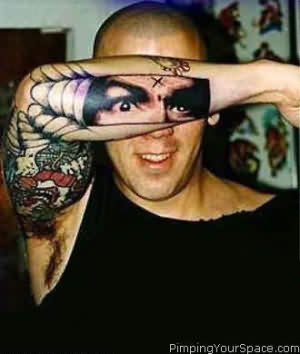 Cool Tattoos on Ganz Cool Obwohl Ich Mir Die Augen Von Manson Diesen Oberspacken Nie