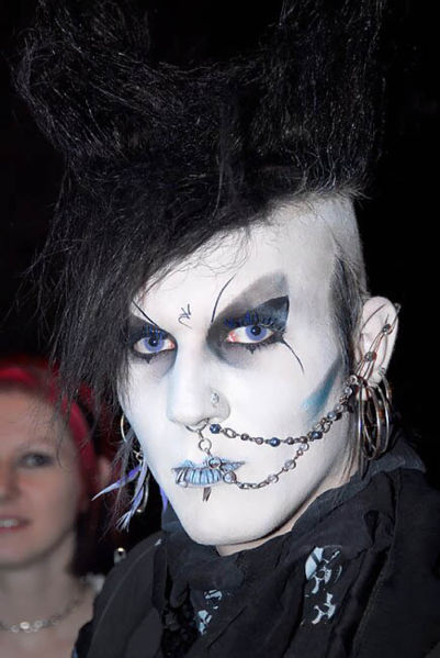 goth hairstyles for girls. male goth hairstyles