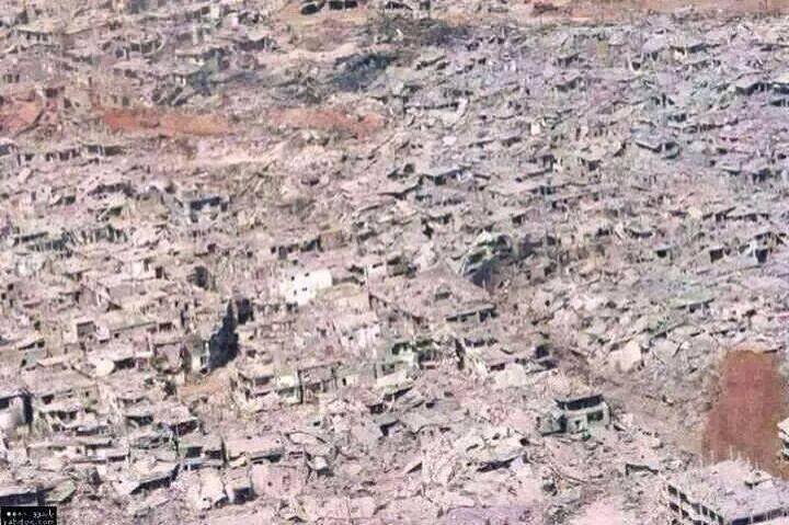 syria destruction homs 17 4 2014