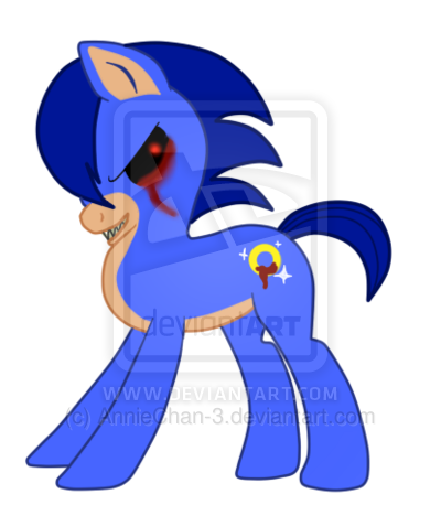pony oc   sonic exe by anniechan 3-d5x10