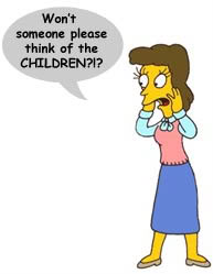 Simpsons Helen Lovejoy Think Of The Chil