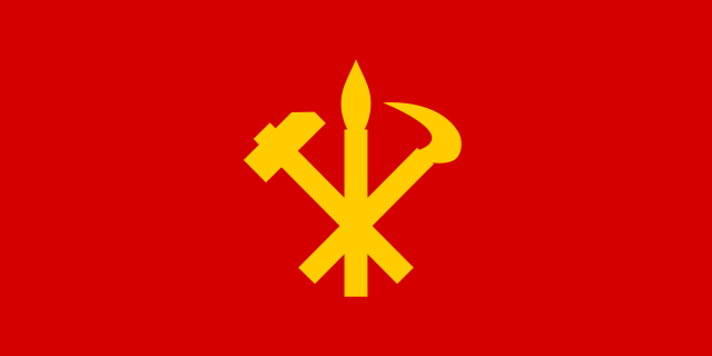 640px-Flag of the Workers27 Party of Kor