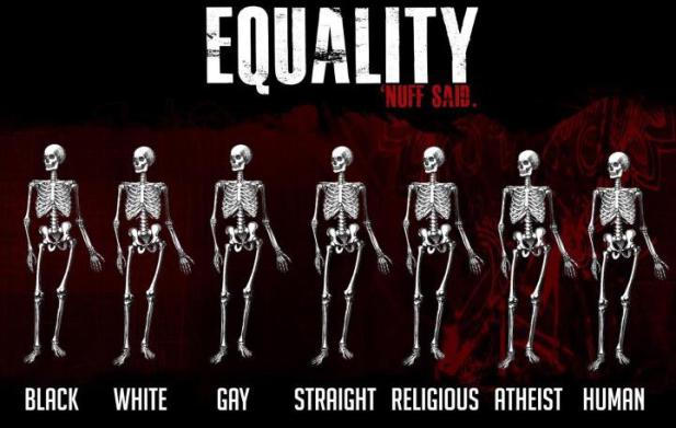 equality nuff said black white gay strai