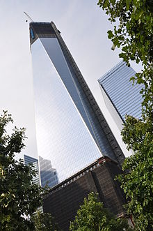 220px-One World Trade Center from bottom
