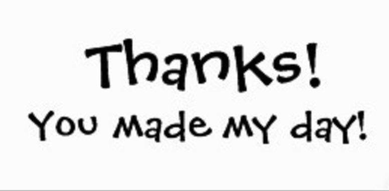 you made my day gratitude card business 