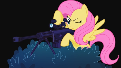 guns sniper rifles my little pony flutte