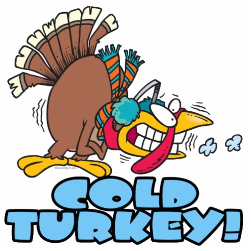 funny cold turkey cartoon photo cut outs