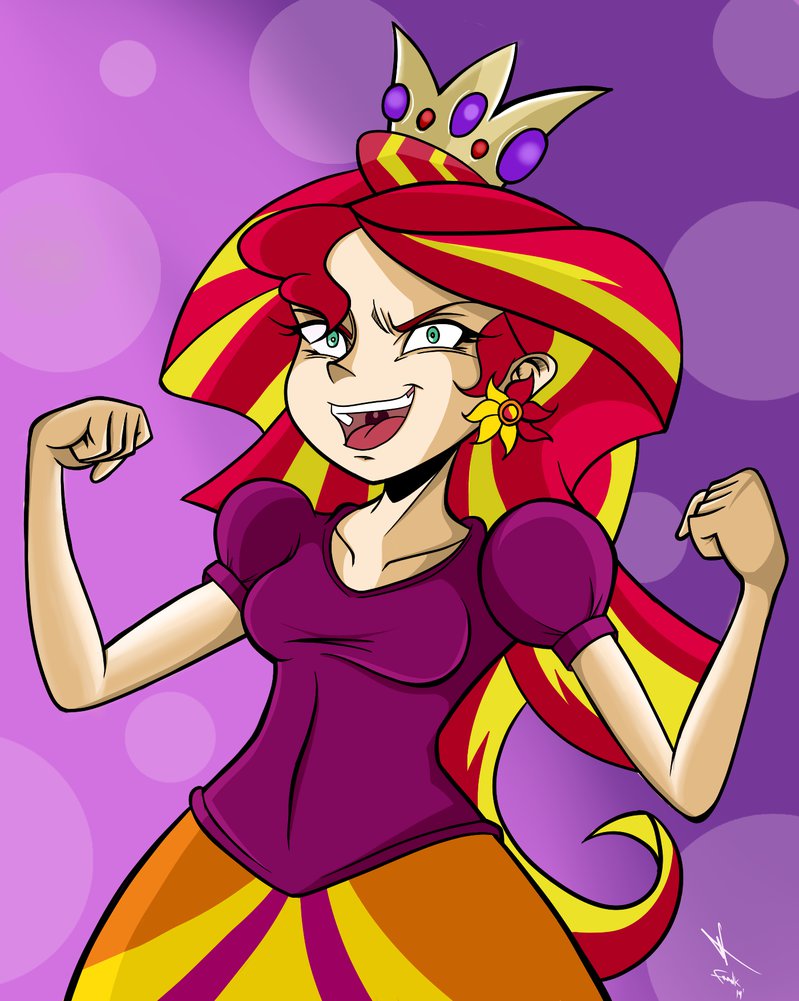 princess sunset shimmer  third year by f