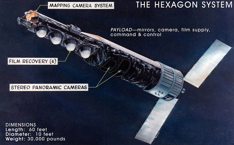 800px-KH-9 HEXAGON satellite