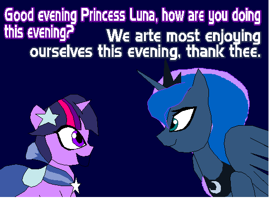 social interaction with luna by tyrranux
