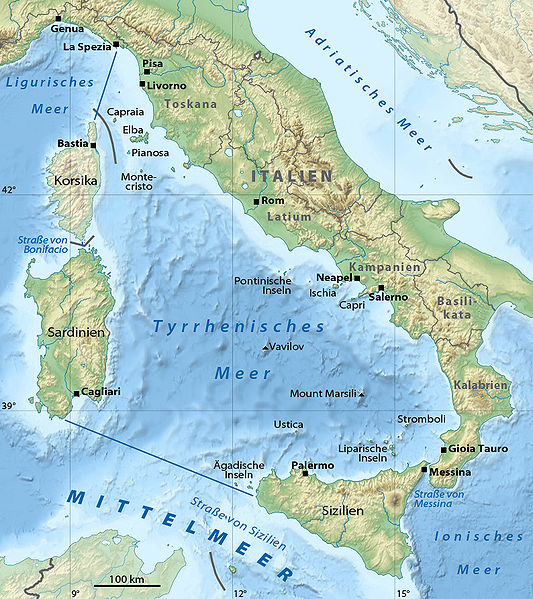 533px-Karte Tyrrhenisches Meer