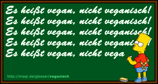 vegan nicht veganisch