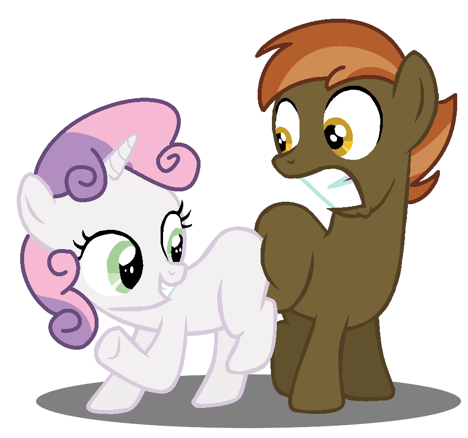 sweetie belle and button butt buddies by