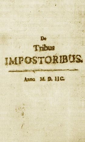 De tribus impostoribus