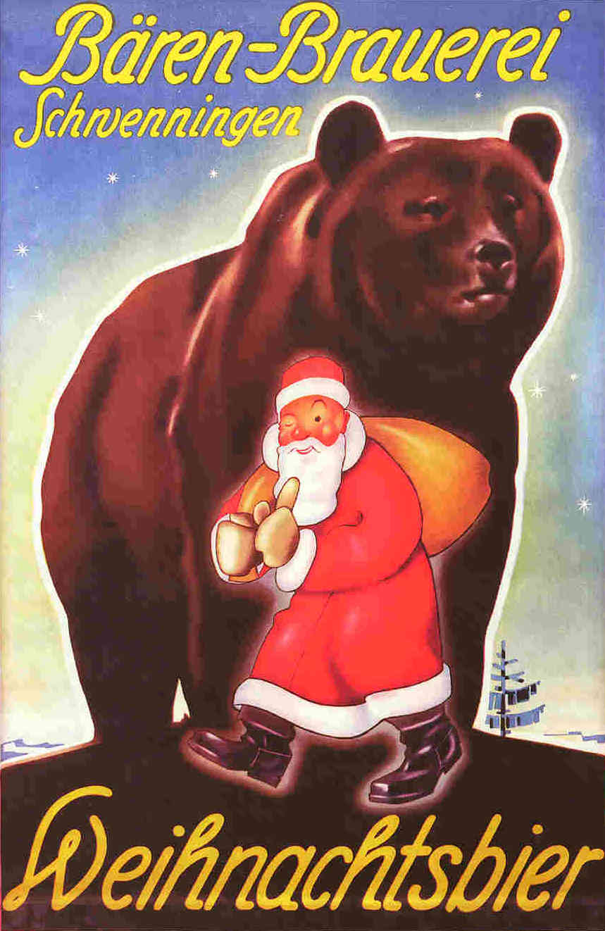 Weihnachtsbier poster