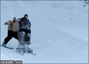 shopping-cart-snow-sled