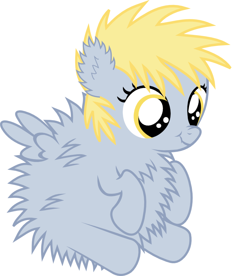 fluffy derpy hooves by xderpyx-d4xorg4