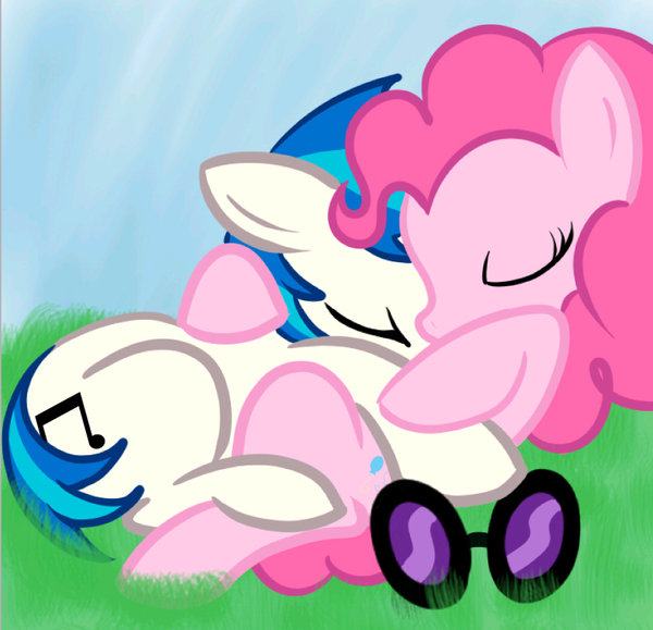 pinkie pie x vinyl scratch by all of the