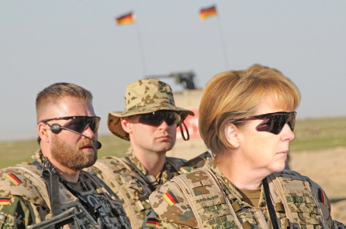 Angela Merkel ISAF Angriffskrieg Bundesw