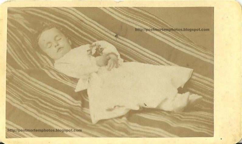 1870s sad dead boy front tagg
