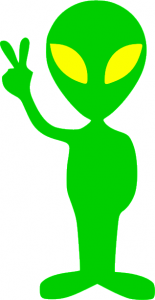 Alien aliens for peace-155x300