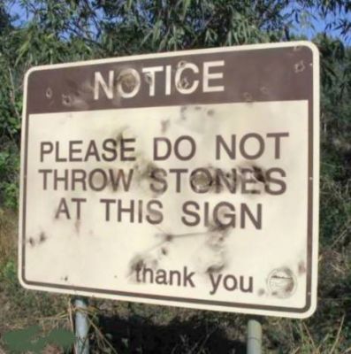 FunnySigns Stones