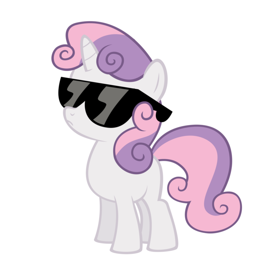sweetie belle   deal with it by austinio
