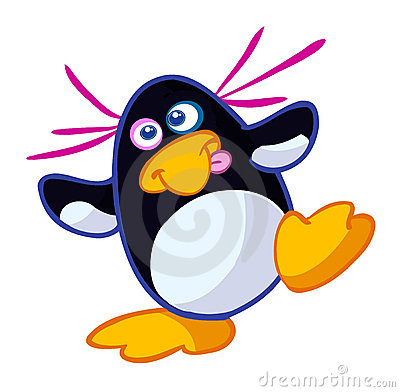 kleiner-verrC3BCckter-lustiger-pinguin-1