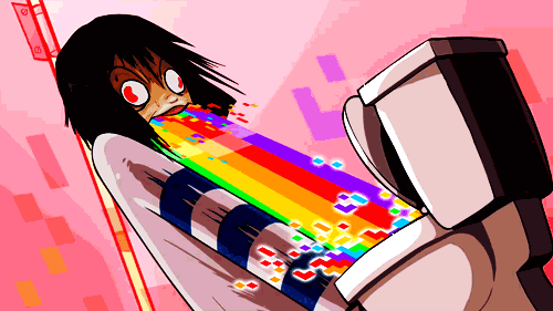 rainbow-puke