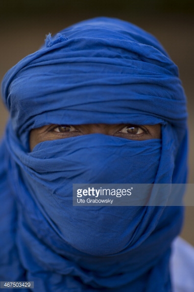 467503429 portrait of a tuareg man weari