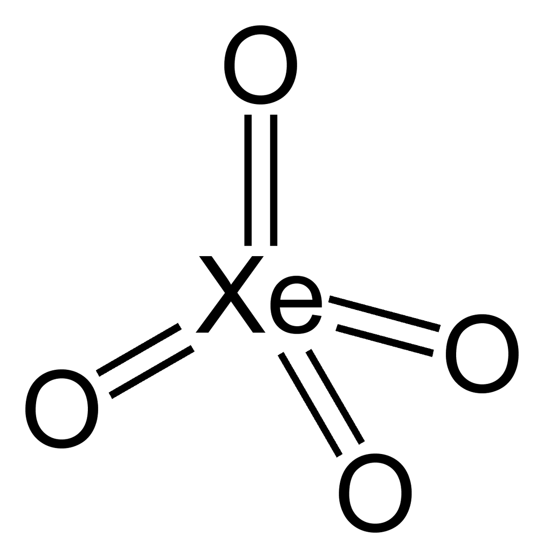 Xenon tetroxide 2D