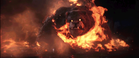 Angry Fire Bear Attack In League Of Lege