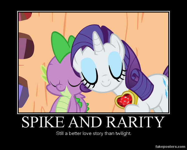 spike and rarity  true story i love mlp 