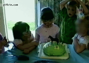 1303234614 kid throws up on birthday cak
