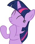 twilight sparkle clapping  vector  by ja