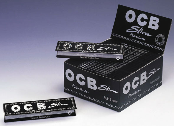 OCB Schwarz Premium long slim 32 Blatt -