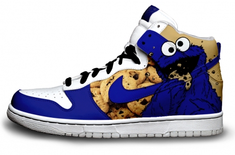 Sneaker cookie-monster