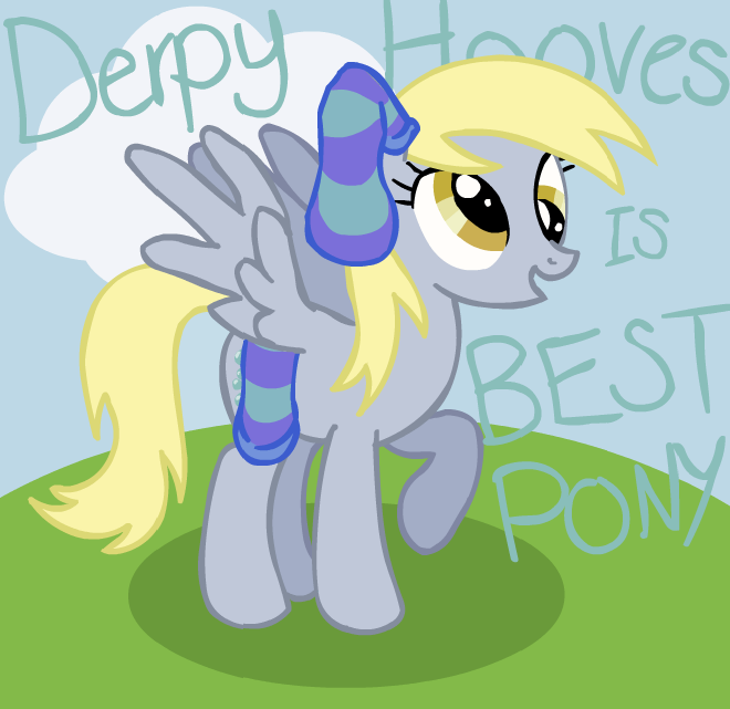 derpy hooves loves her socks by poniesan