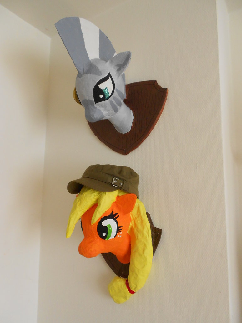 mlp  hunting trophy  2 zecora and aj by 