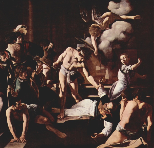 Caravaggio Das Martyrium des Matthaeus 1