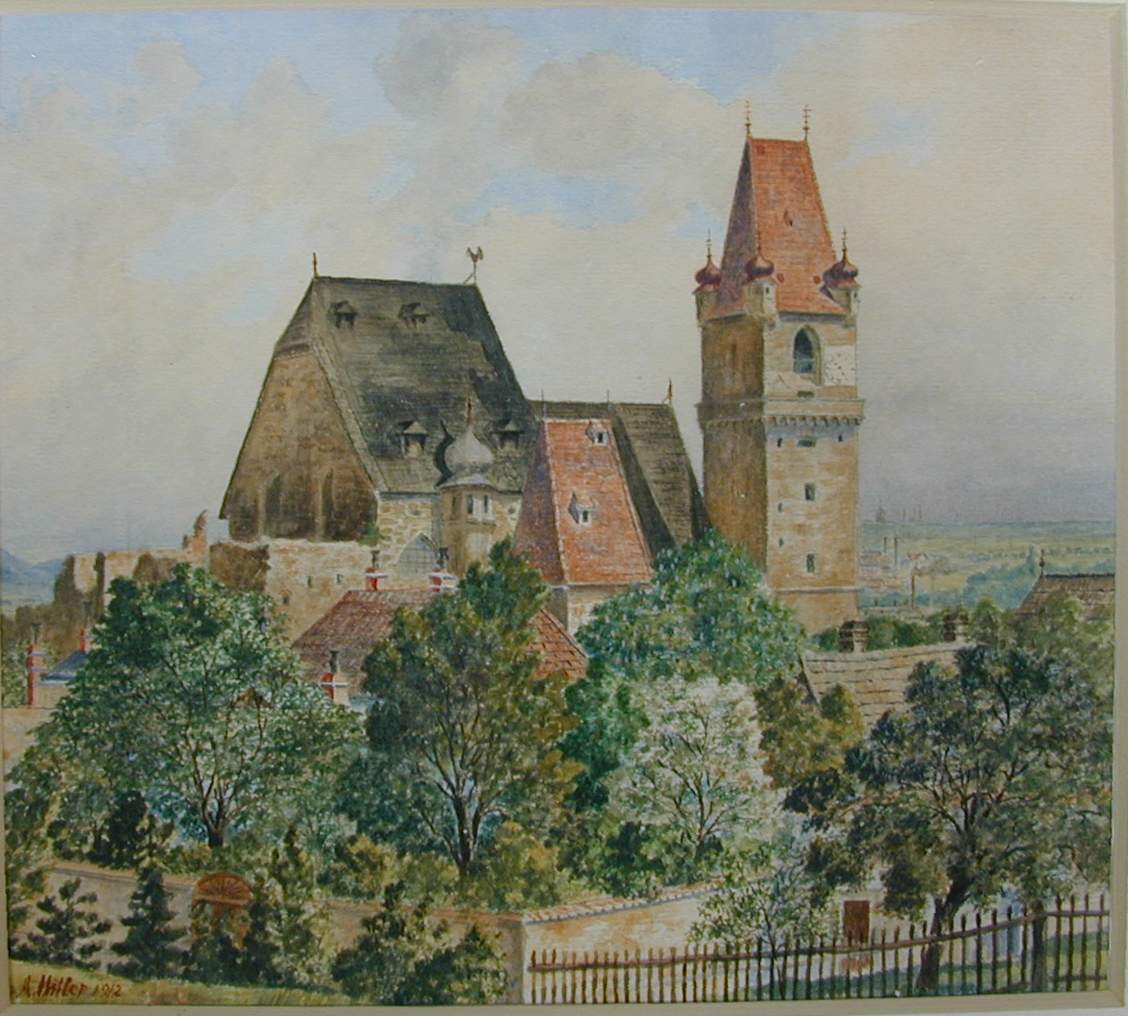 038-1911ca-Hitler-aquarell-schlosskirche