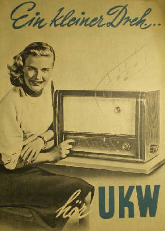 UKW Werbung 1950