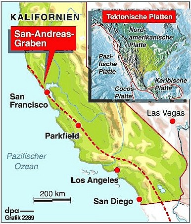 San-Andreas-Graben