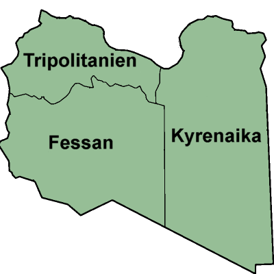 Historische Provinzen Libyens