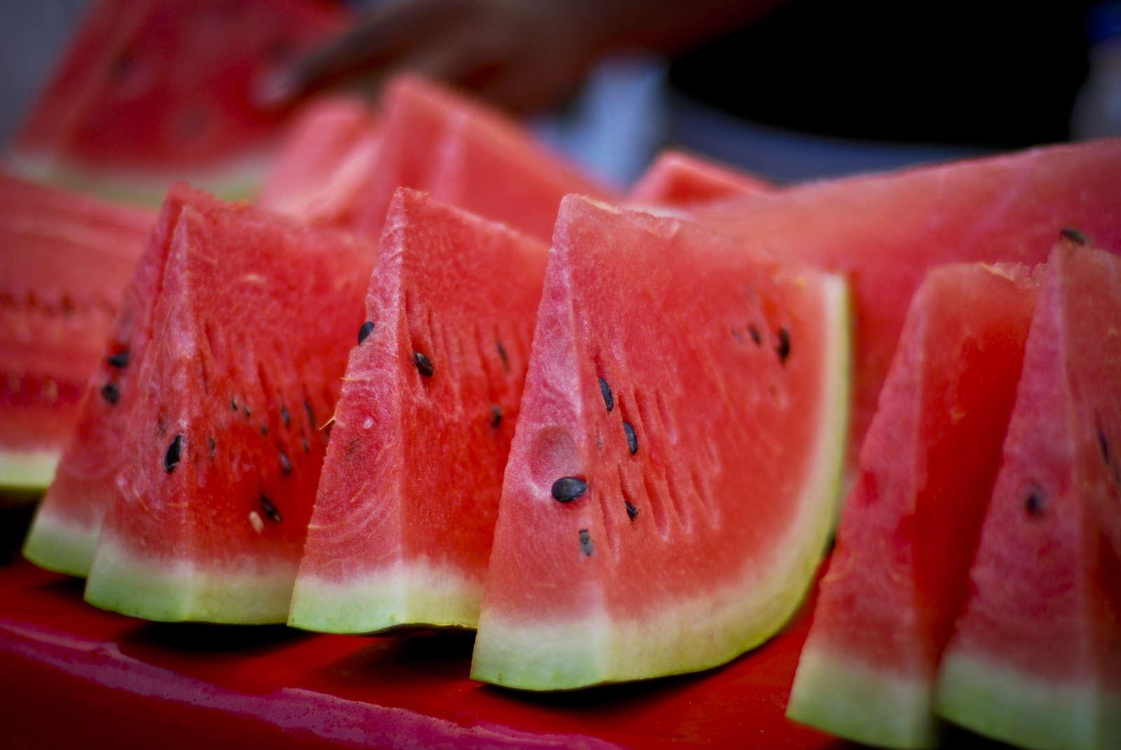 aufgeschnittene-Wassermelone