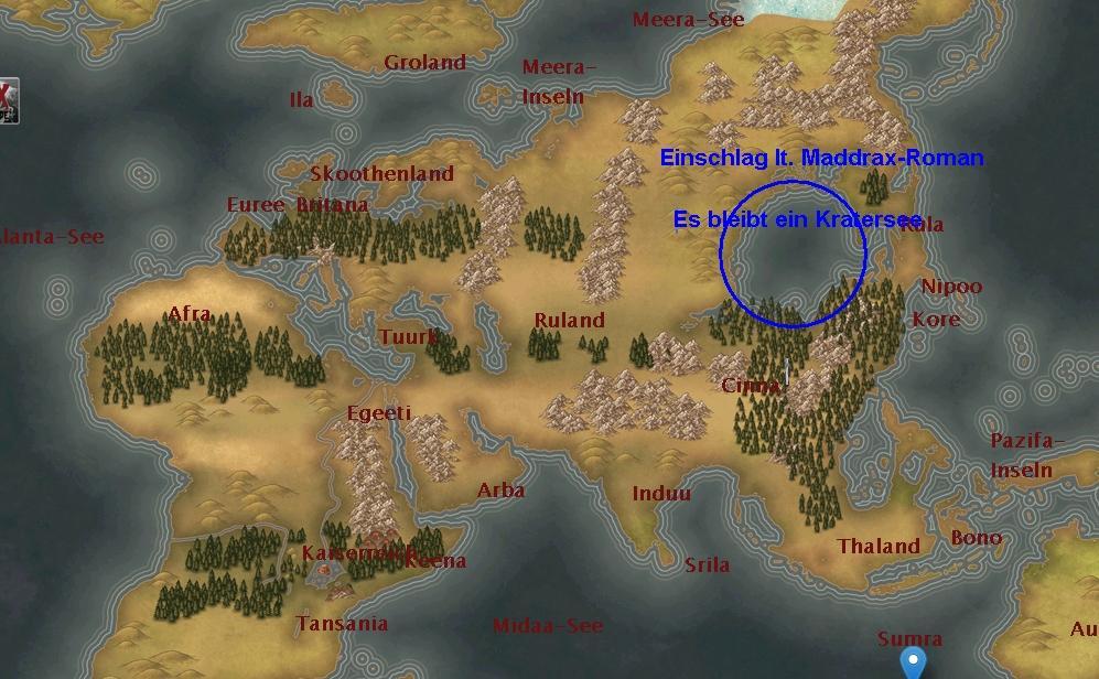 Maddrax-Weltkarte