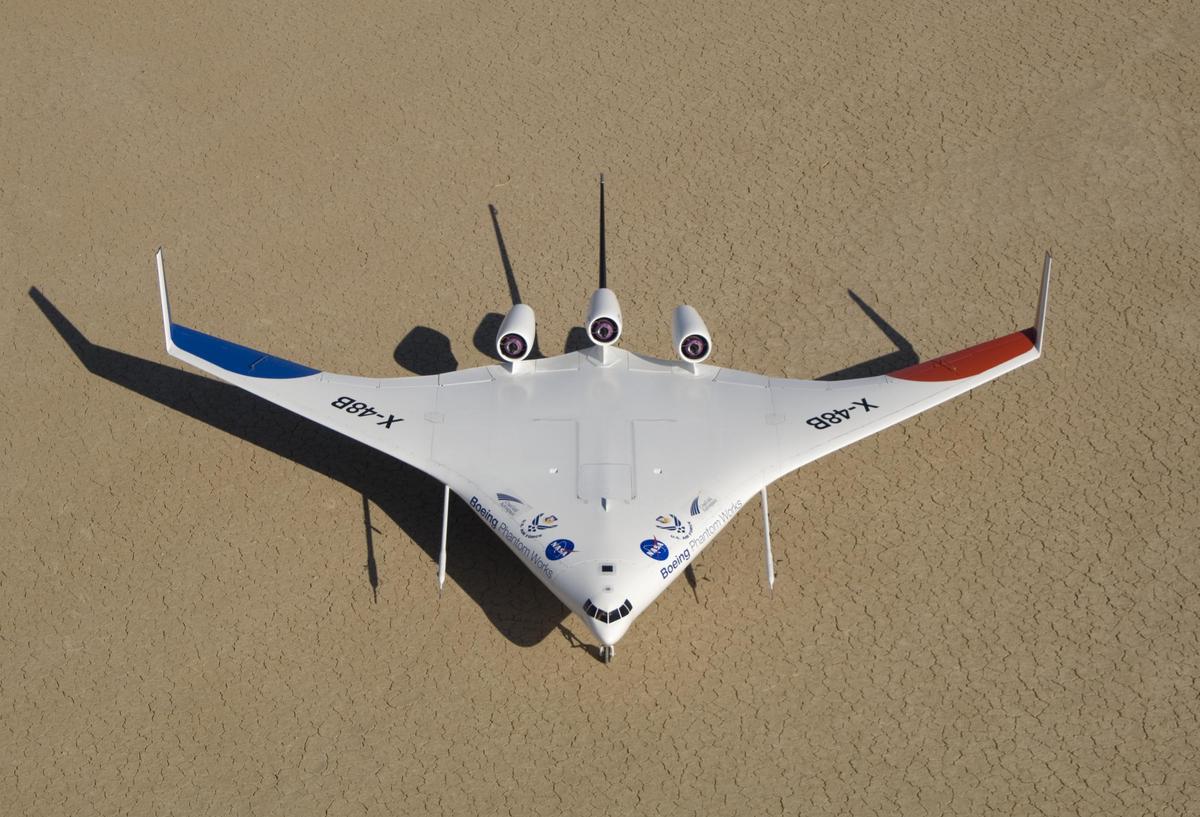 X-48B from above