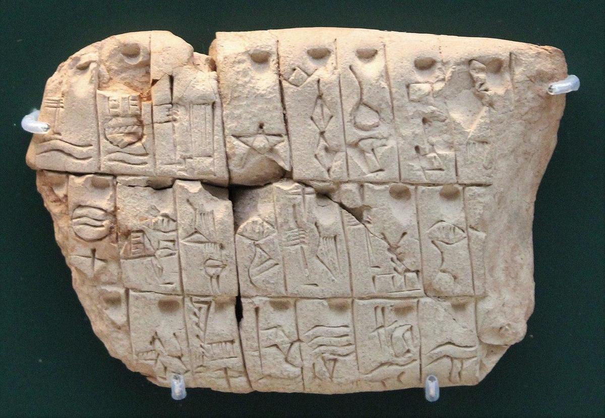 1280px-Proto-cuneiform lexical list of p